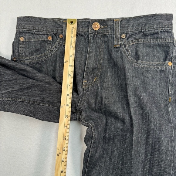 Structure Jeans Mens Size 32X30 Gray Black Slim Straight Leg - Picture 10 of 13
